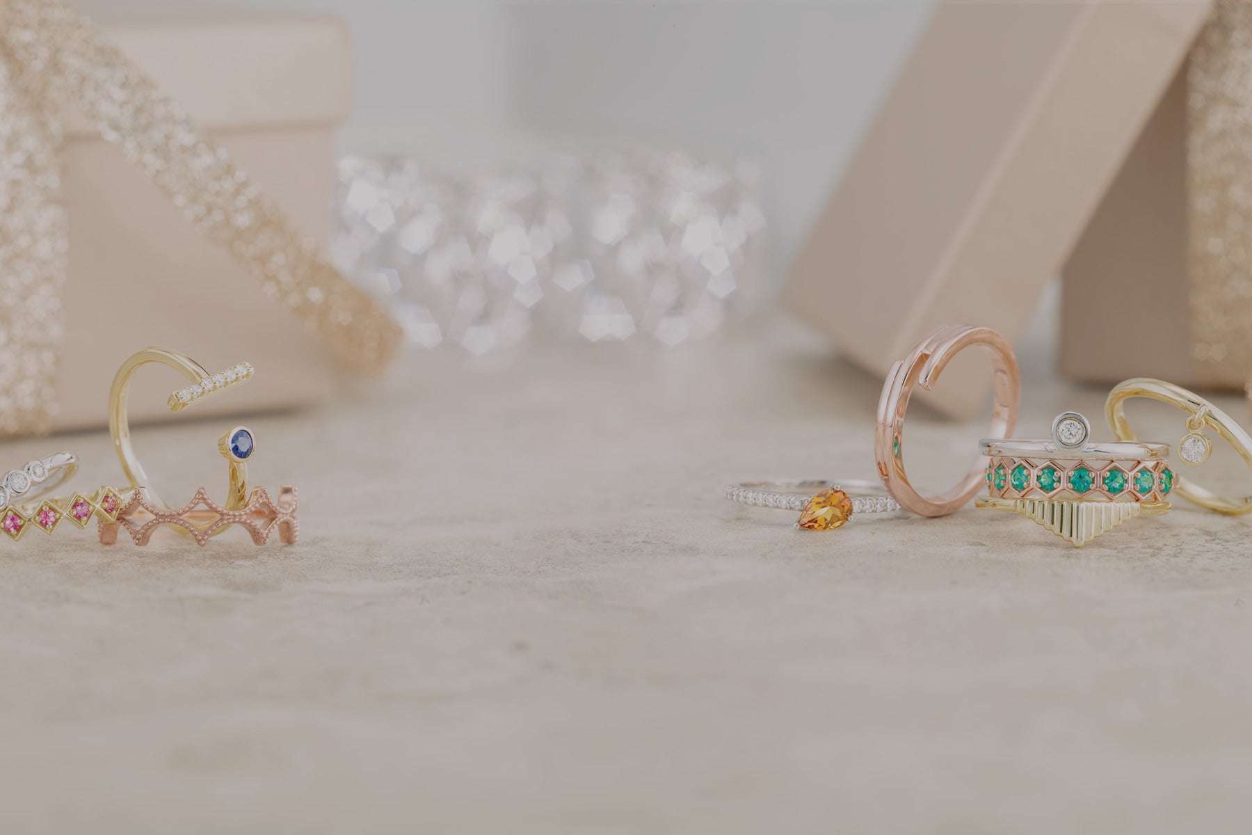 Opal Rings by The Black Bow Jewelry Company