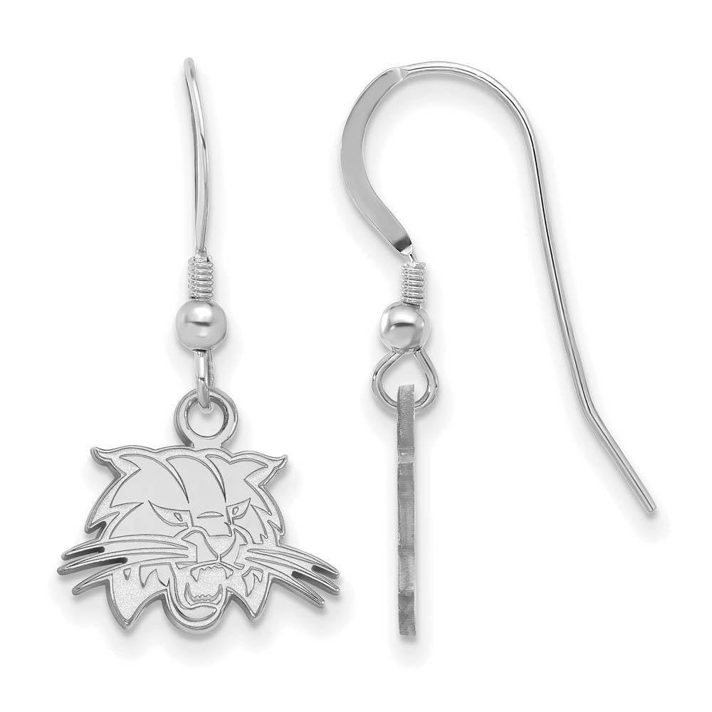 Sterling Silver Ohio University XS (Tiny) Dangle Earrings, Item E15557 by The Black Bow Jewelry Co.