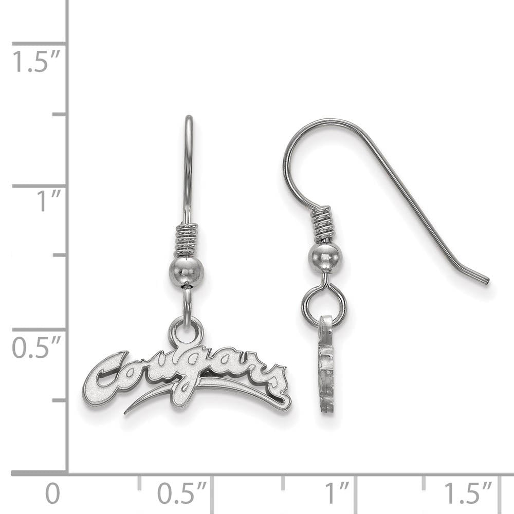 Alternate view of the Sterling Silver Washington State XS (Tiny) Dangle Earrings by The Black Bow Jewelry Co.