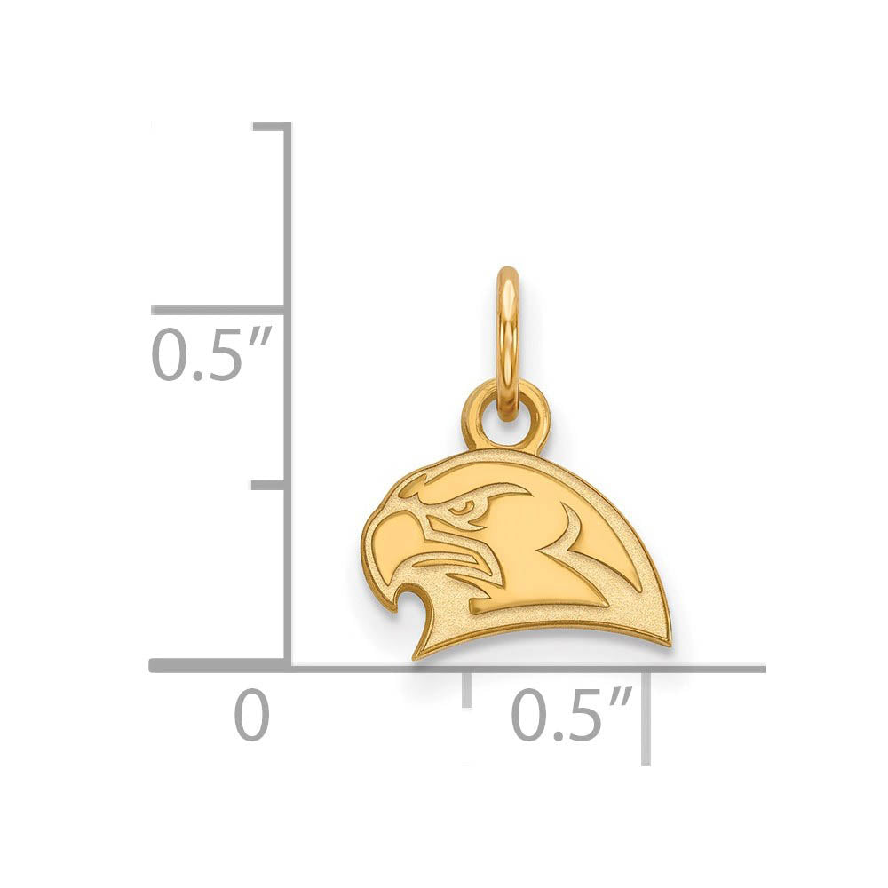 Alternate view of the 10k Yellow Gold Miami U XS (Tiny) Charm or Pendant by The Black Bow Jewelry Co.