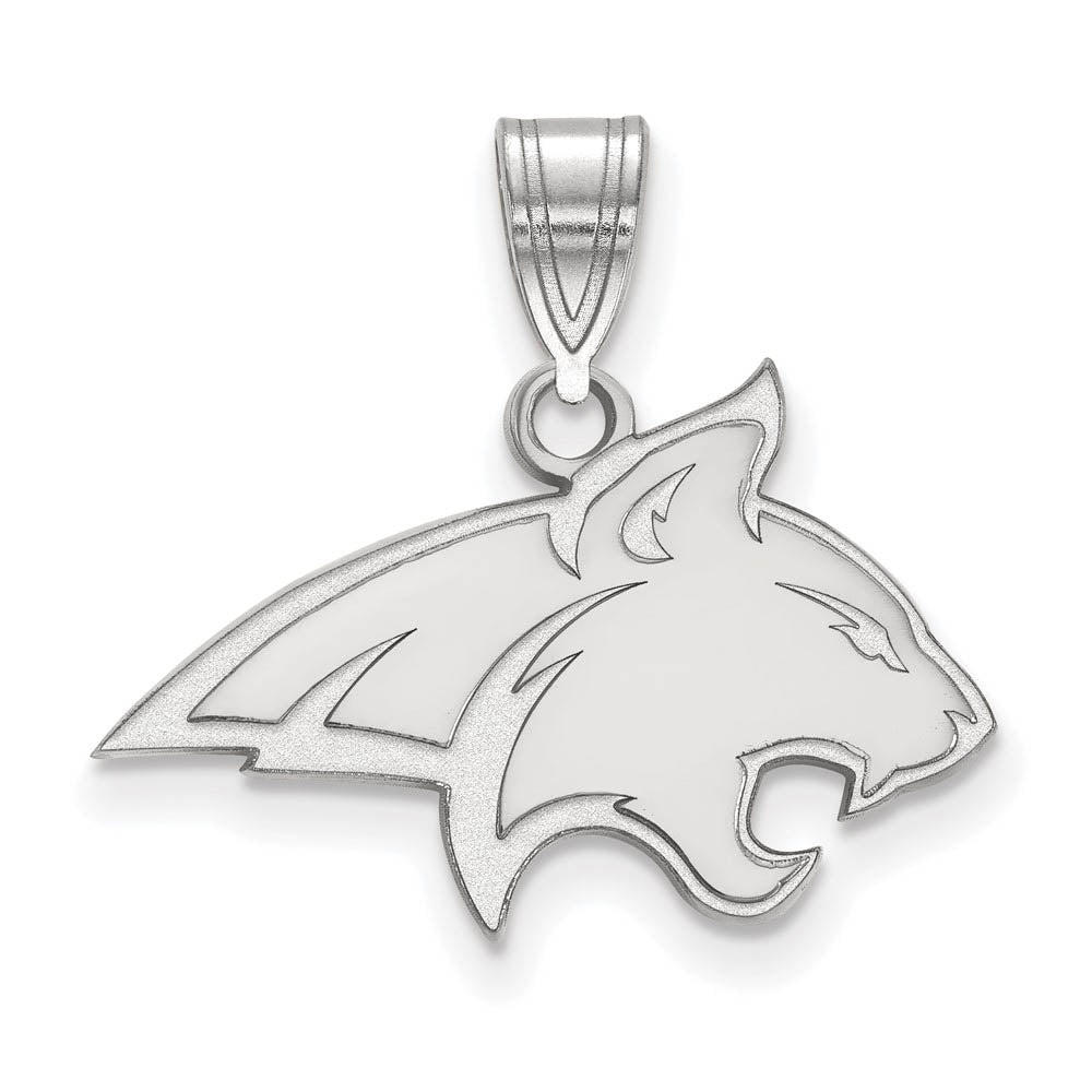 Sterling Silver Montana State Medium Mascot Pendant, Item P19424 by The Black Bow Jewelry Co.