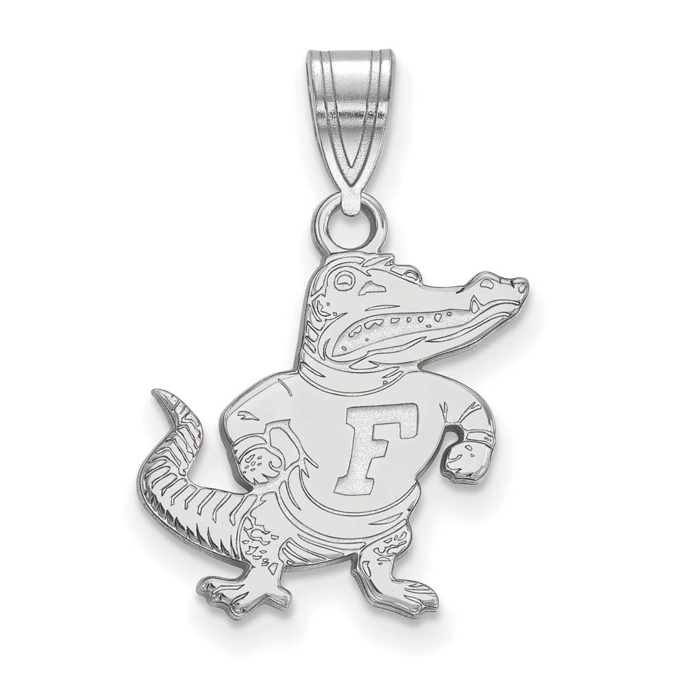 Sterling Silver U. of Florida Medium Pendant, Item P19585 by The Black Bow Jewelry Co.