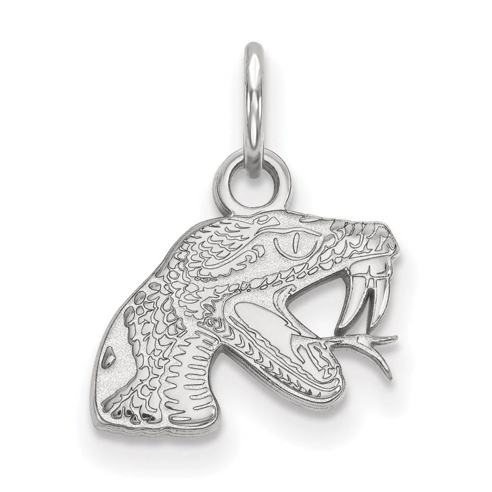10k White Gold Florida A&M U XS (Tiny) Charm or Pendant, Item P22673 by The Black Bow Jewelry Co.