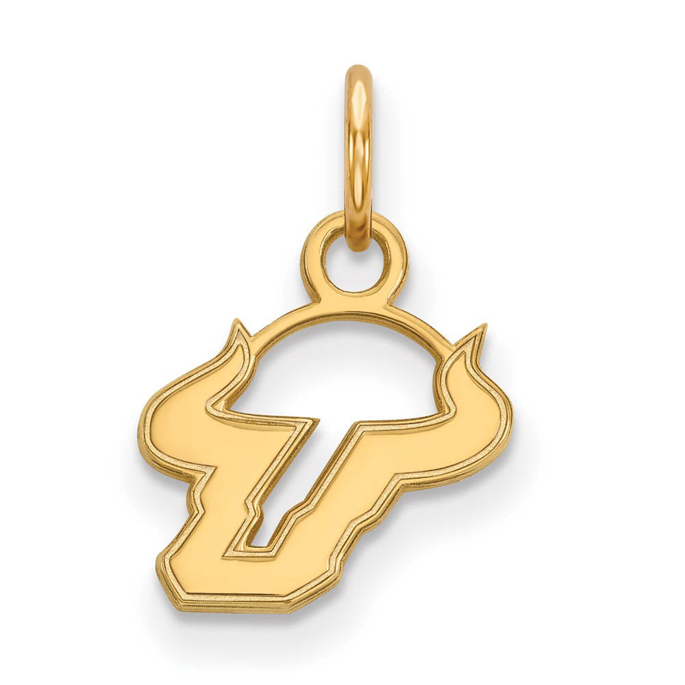 14k Yellow Gold South Florida XS (Tiny) Charm or Pendant, Item P23030 by The Black Bow Jewelry Co.