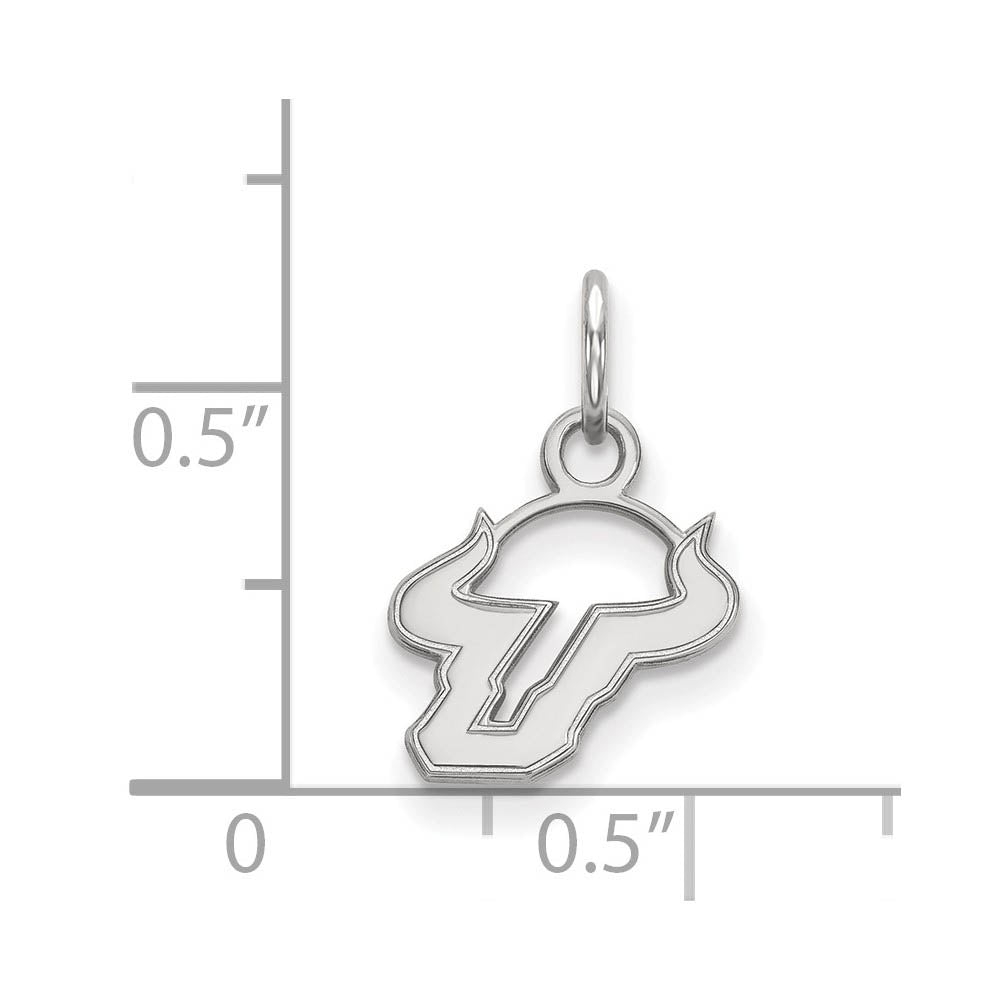 Alternate view of the Sterling Silver South Florida XS (Tiny) Charm or Pendant by The Black Bow Jewelry Co.