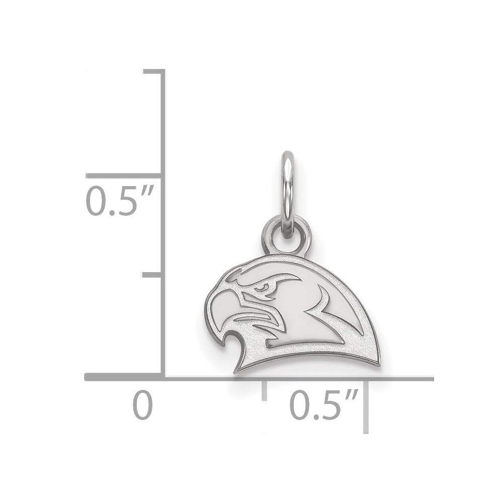 Alternate view of the 14k White Gold Miami U XS (Tiny) Charm or Pendant by The Black Bow Jewelry Co.