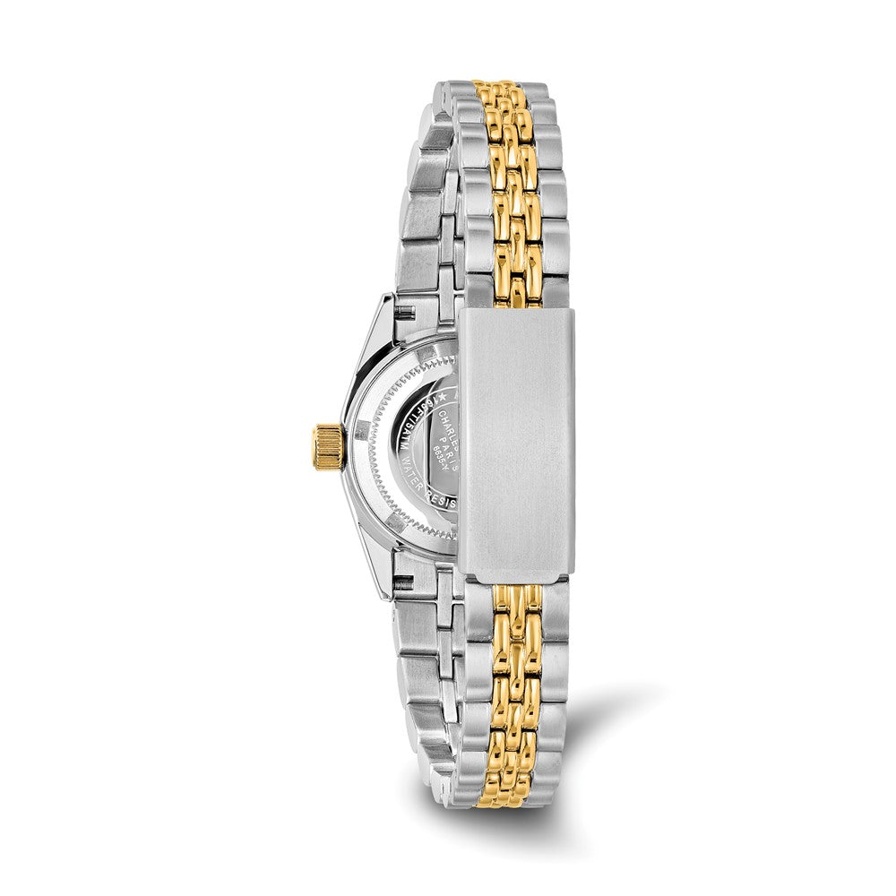 Alternate view of the Ladies Two-Tone, Gold-Tone Dial Round Analog Watch by Charles Hubert by The Black Bow Jewelry Co.