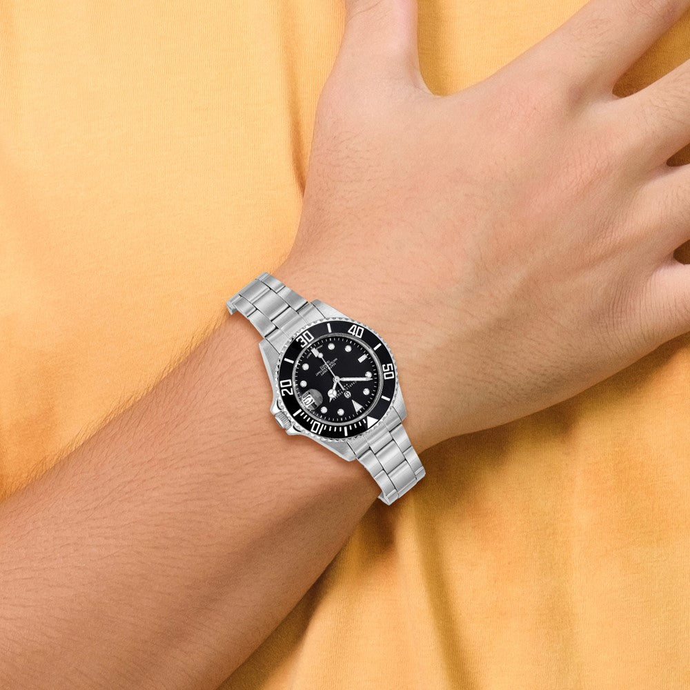 Alternate view of the Charles Hubert Ladies Rotating Diver's Bezel Watch by The Black Bow Jewelry Co.