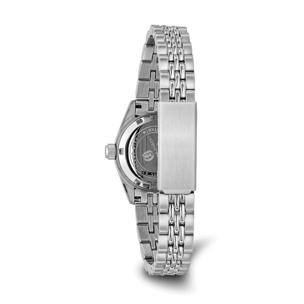 Alternate view of the Charles Hubert Ladies Stainless Steel 26mm Black Dial Watch by The Black Bow Jewelry Co.