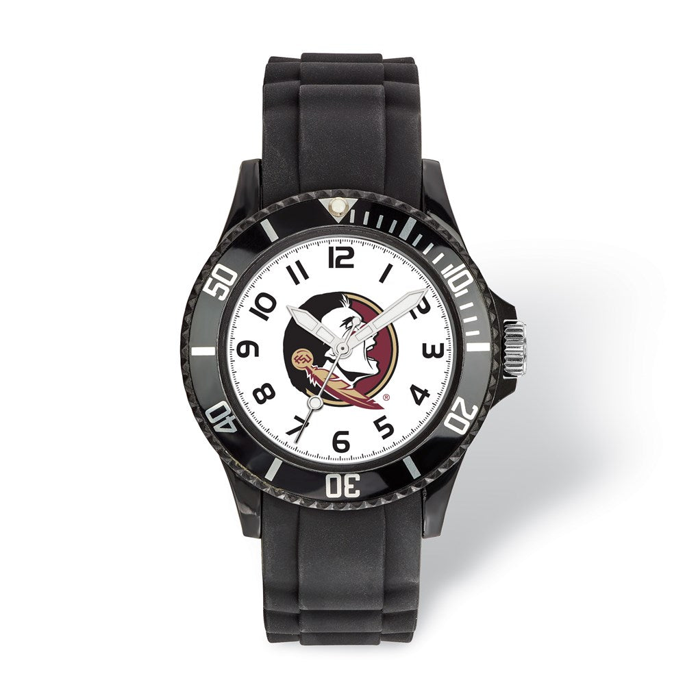 Mens Florida State University Scholastic Watch, Item W9541 by The Black Bow Jewelry Co.