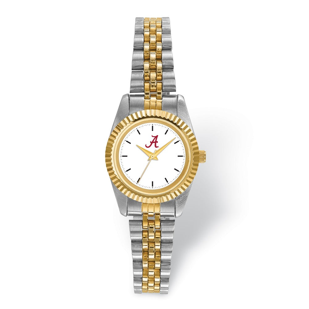 Ladies University of Alabama Pro Two-tone Watch, Item W9596 by The Black Bow Jewelry Co.