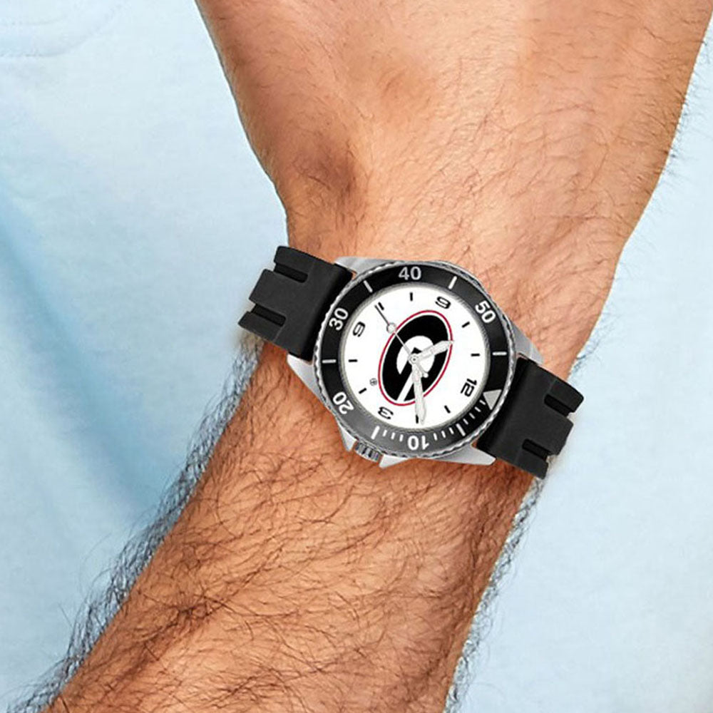 Alternate view of the Mens University of Georgia Collegiate Watch by The Black Bow Jewelry Co.