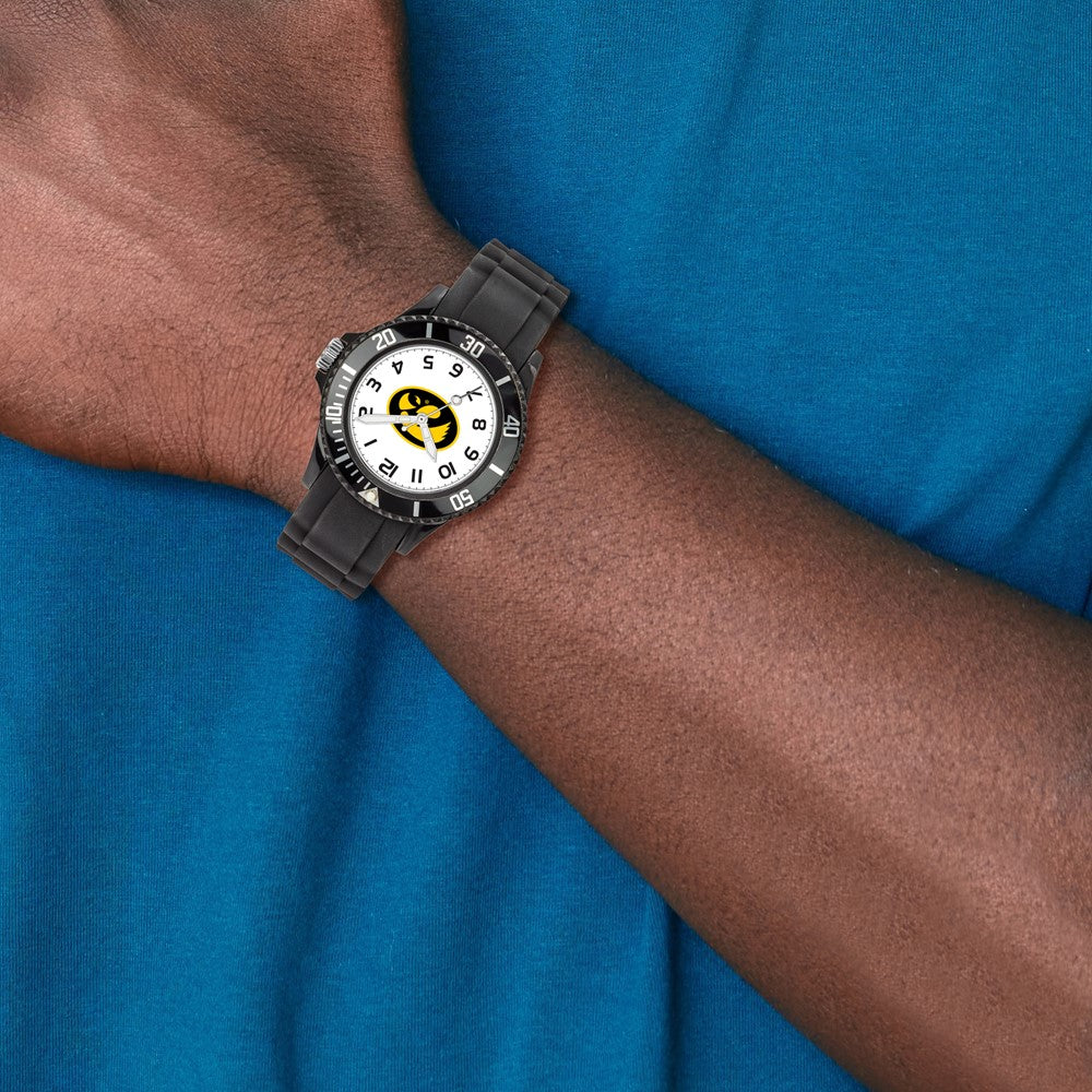 Alternate view of the Mens University of Iowa Scholastic Watch by The Black Bow Jewelry Co.