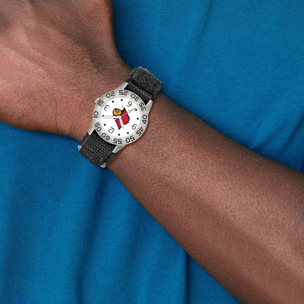 Alternate view of the Kids University of Louisville Childs Fan Watch by The Black Bow Jewelry Co.