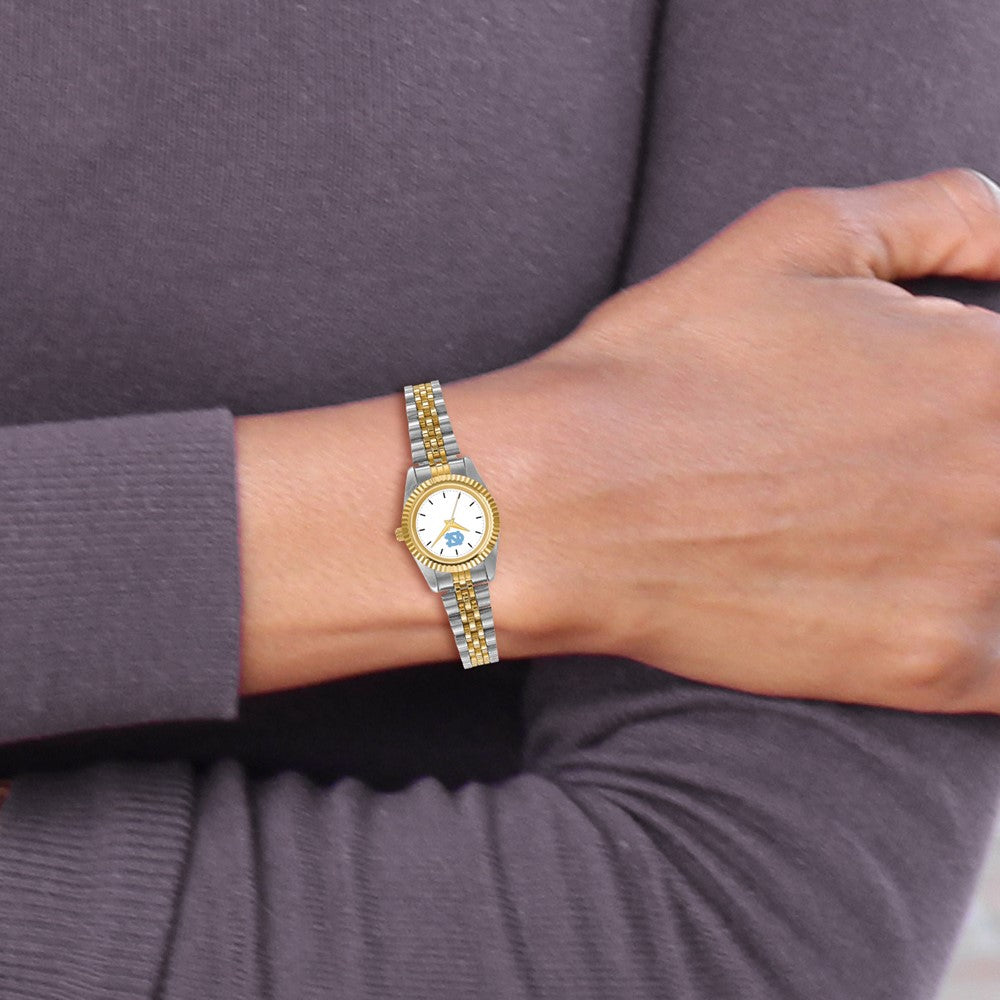 Alternate view of the Ladies University of North Carolina Pro Two-tone Watch by The Black Bow Jewelry Co.