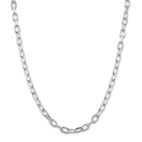Men's Stainless Steel Necklace Chain, Necklace Chain Silver, Belcher Chain  Necklace, 3.5mm Silver Chain Necklace 18 Inches