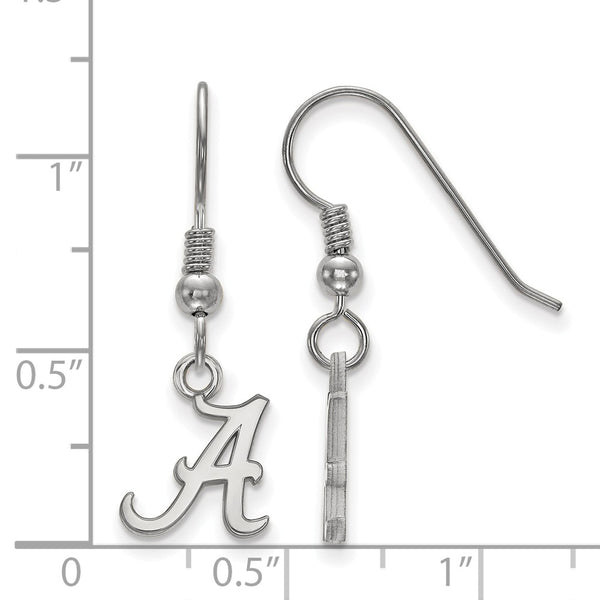 Sterling Silver Kansas State University XS (Tiny) Dangle Wire Earrings -  The Black Bow Jewelry Company
