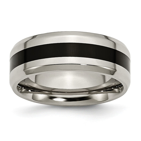 Move Titanium XL Diamond Cord Bracelet in Black Titanium
