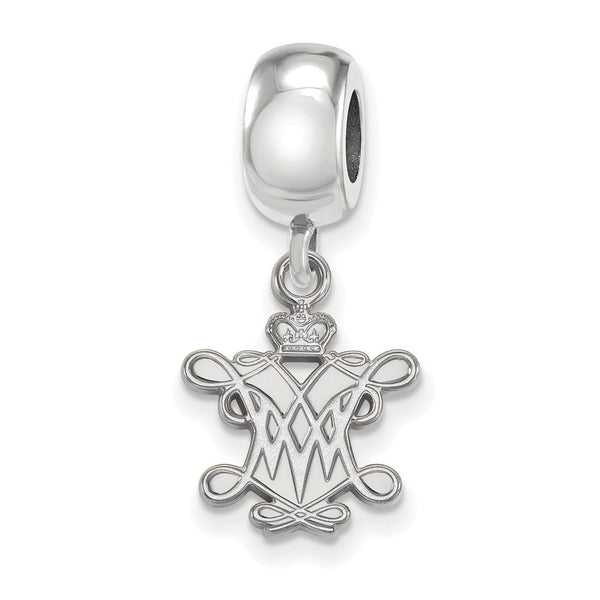 LogoArt Sterling Silver University of Louisville Small Dangle Bead Charm