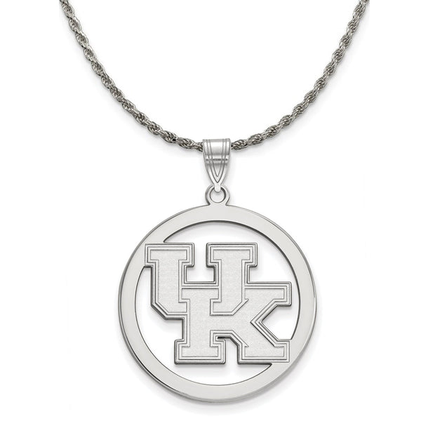 14K Yellow Gold LogoArt University of Kentucky Large Pendant Necklace