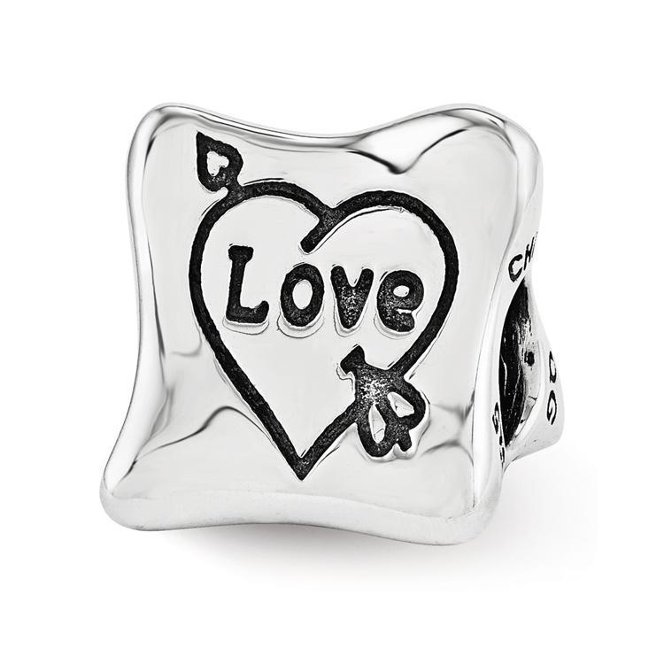 Expression Love and Hearts Bead Charms by The Black Bow Jewelry Co.