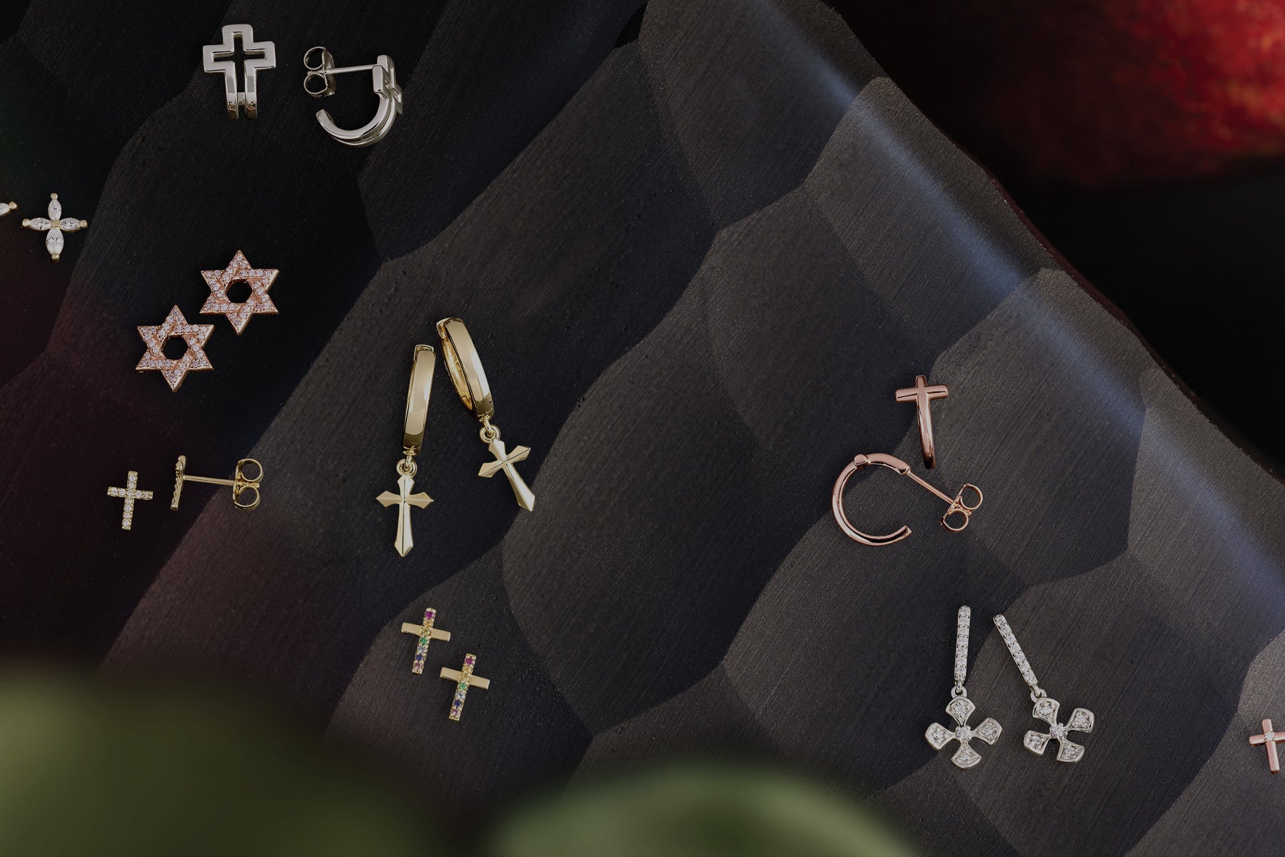 Religious Earrings by The Black Bow Jewelry Co.