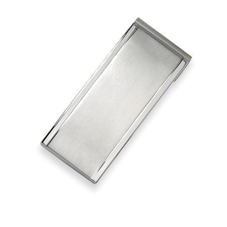 Men's Stainless Steel and 24k Gold-plated Money Clip - The Black Bow  Jewelry Company