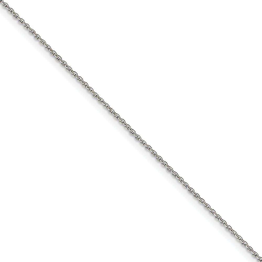 Diamond Cut Rolo Anklet in Sterling Silver, 10 Inch, Item A8251-10 by The Black Bow Jewelry Co.
