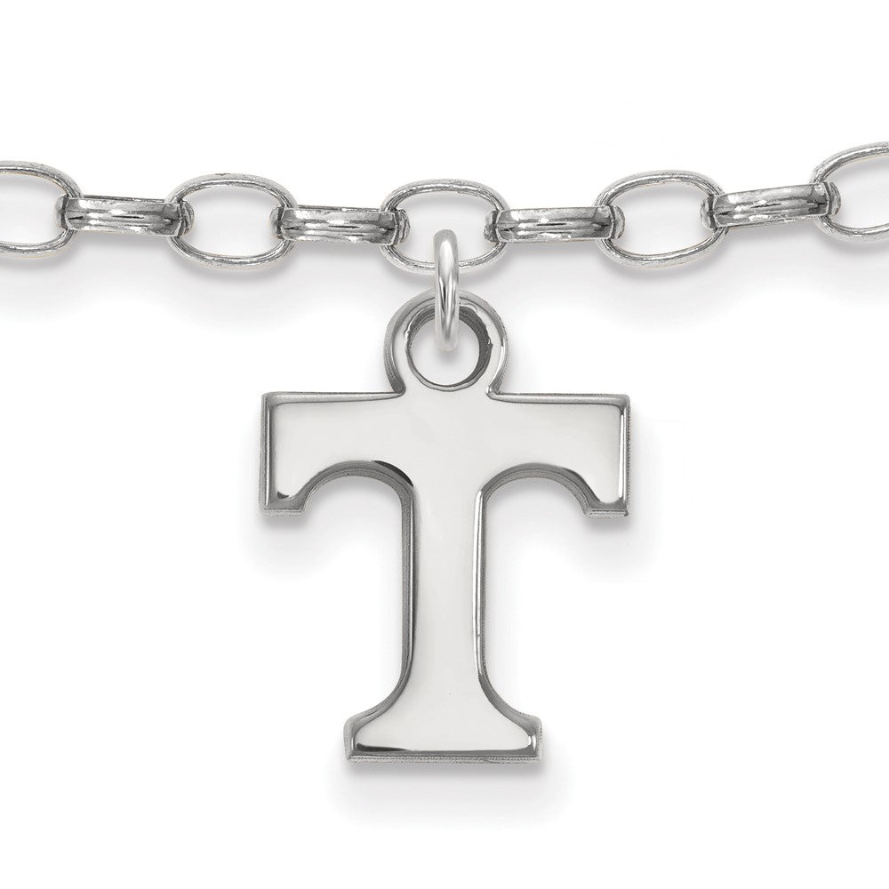 Sterling Silver University of Tennessee Anklet, 9 Inch, Item A8790 by The Black Bow Jewelry Co.