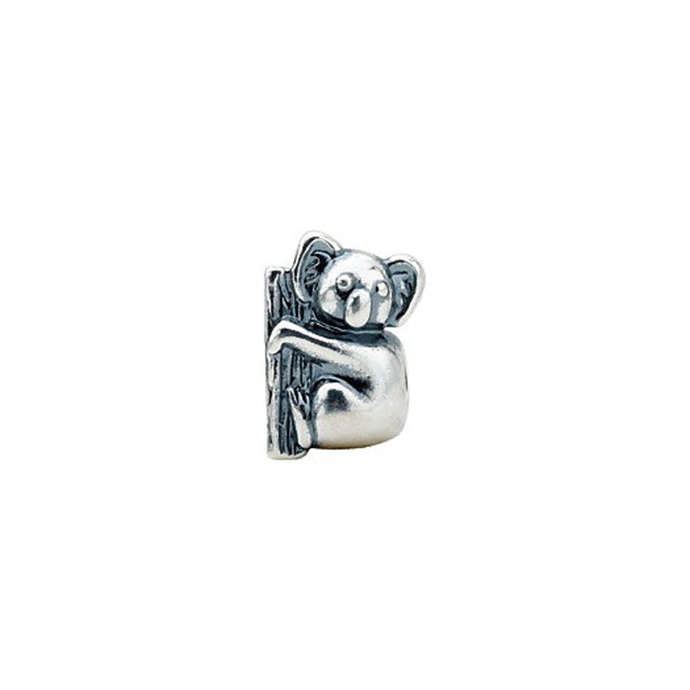 Sterling Silver Koala Bear Bead Charm, Item B11346 by The Black Bow Jewelry Co.