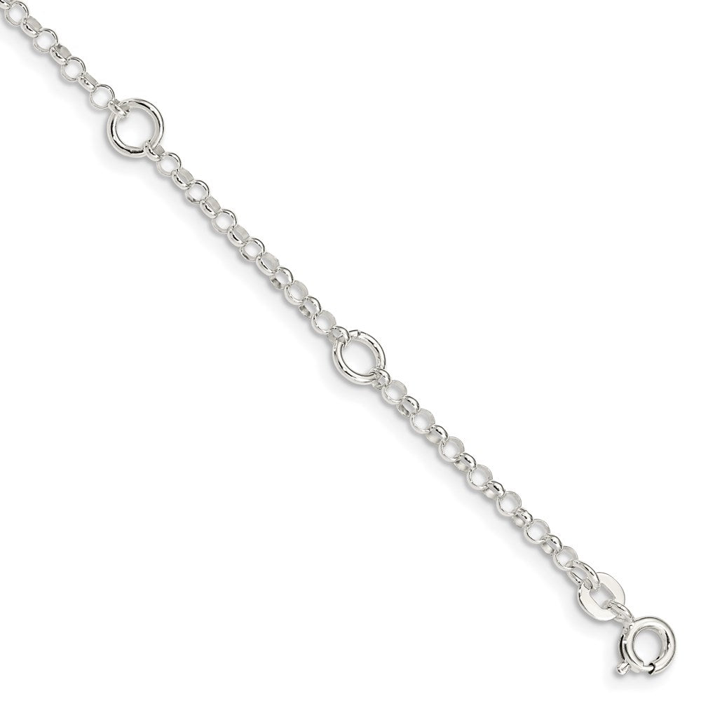 Children&#39;s Sterling Silver Fancy Link Chain Bracelet, 5-6 Inch, Item B13034 by The Black Bow Jewelry Co.