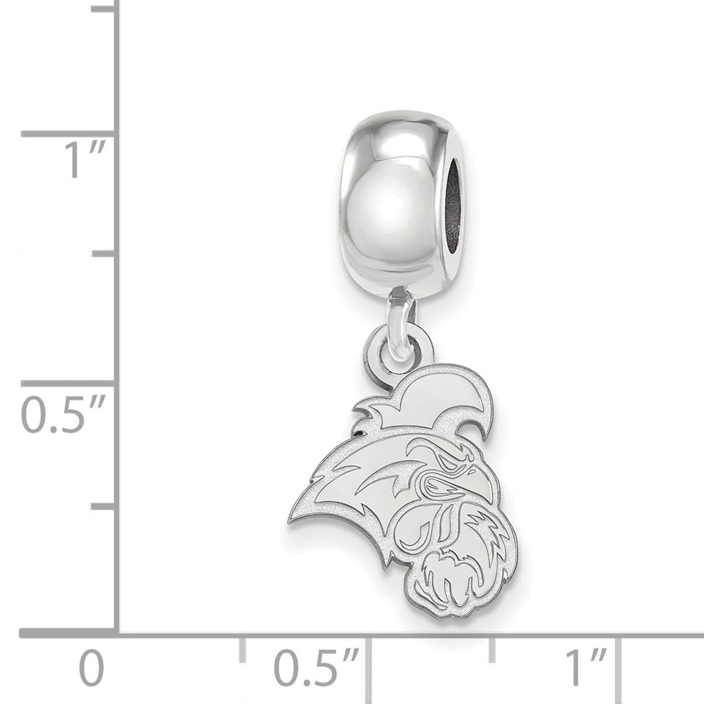Alternate view of the Sterling Silver Coastal Carolina University Sm Dangle Bead Charm by The Black Bow Jewelry Co.