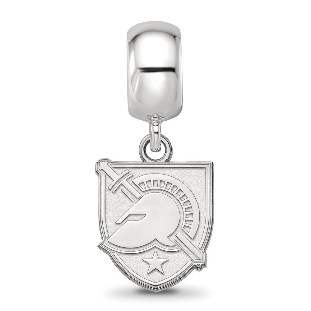 Alternate view of the Sterling Silver U.S. Military Academy Small Dangle Bead Charm by The Black Bow Jewelry Co.