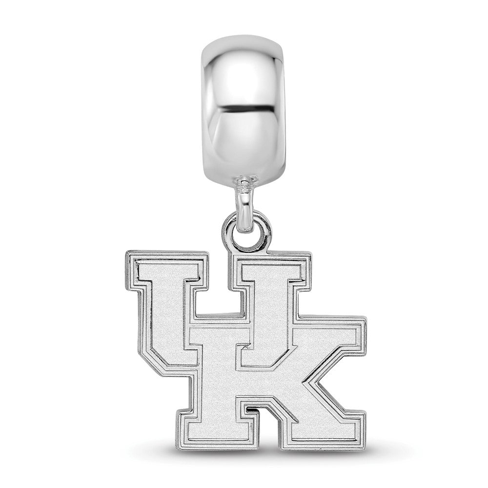 Alternate view of the Sterling Silver University of Kentucky Small Dangle Bead Charm by The Black Bow Jewelry Co.