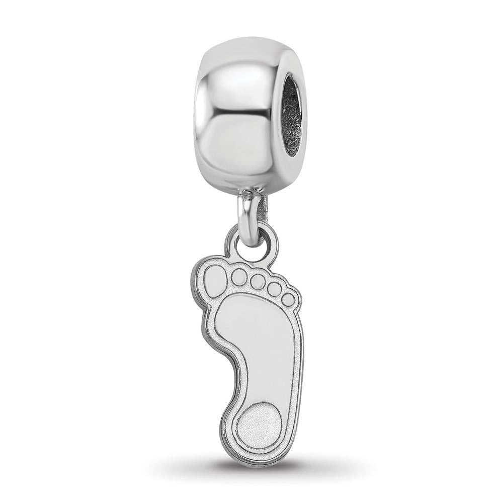Sterling Silver University of North Carolina Sm Dangle Bead Charm, Item B13907 by The Black Bow Jewelry Co.