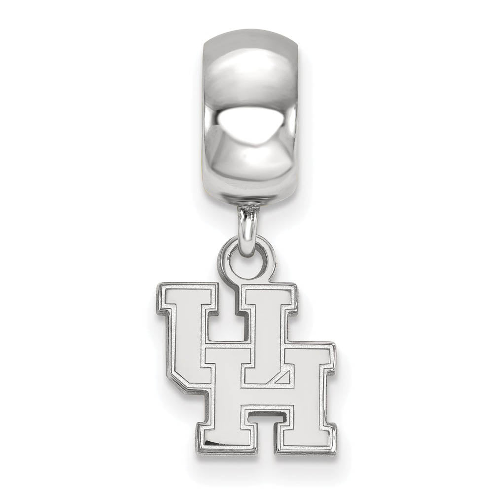 Alternate view of the Sterling Silver University of Houston XS Dangle Bead Charm by The Black Bow Jewelry Co.