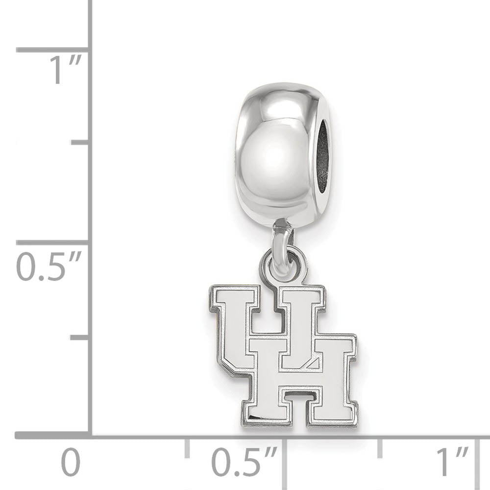 Alternate view of the Sterling Silver University of Houston XS Dangle Bead Charm by The Black Bow Jewelry Co.