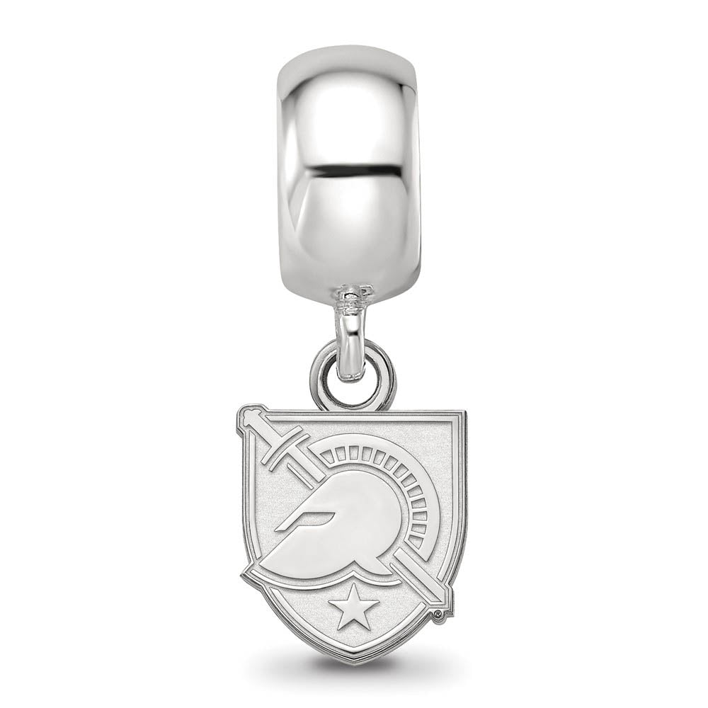 Alternate view of the Sterling Silver U.S. Military Academy XS Dangle Bead Charm by The Black Bow Jewelry Co.