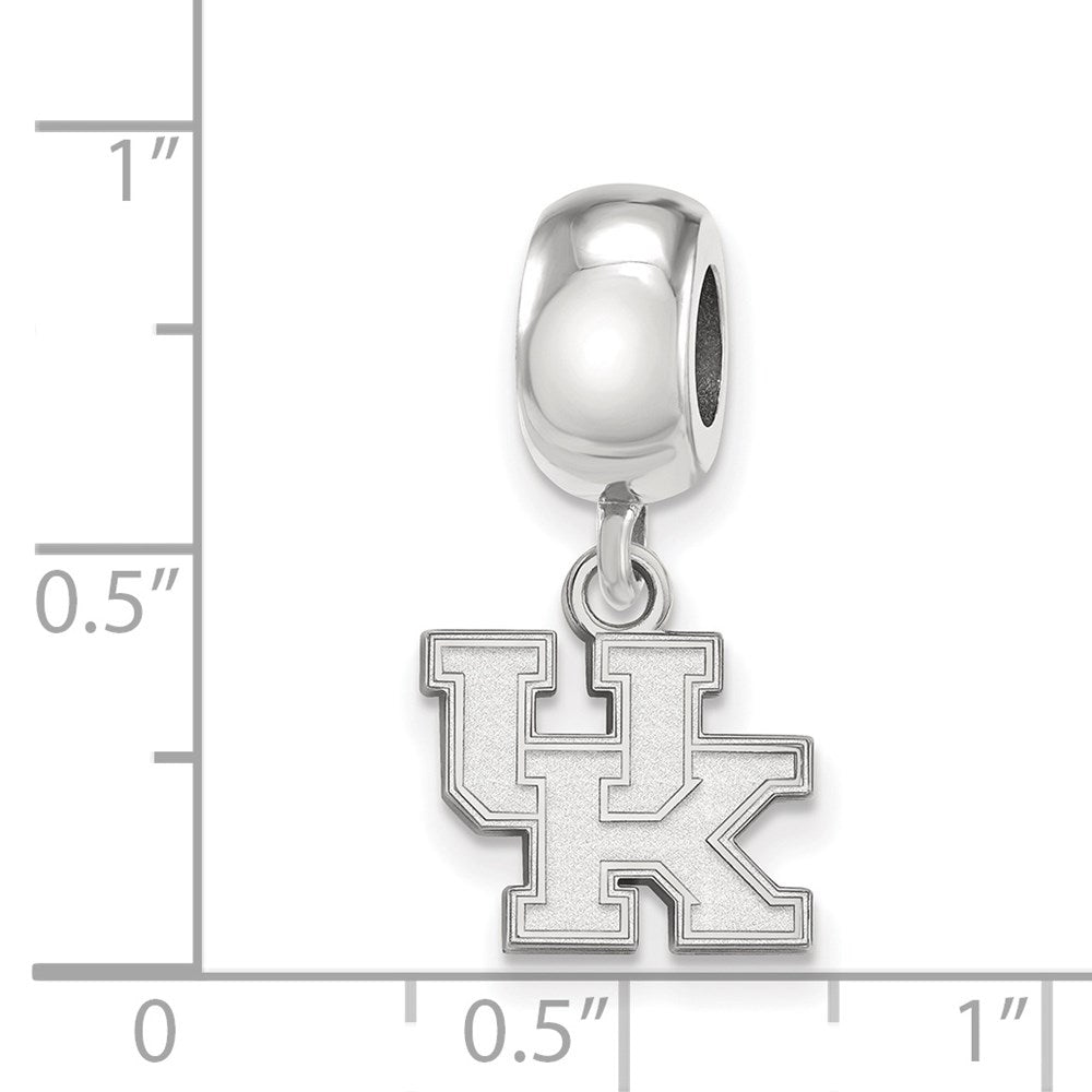 Alternate view of the Sterling Silver University of Kentucky XS Dangle Bead Charm by The Black Bow Jewelry Co.