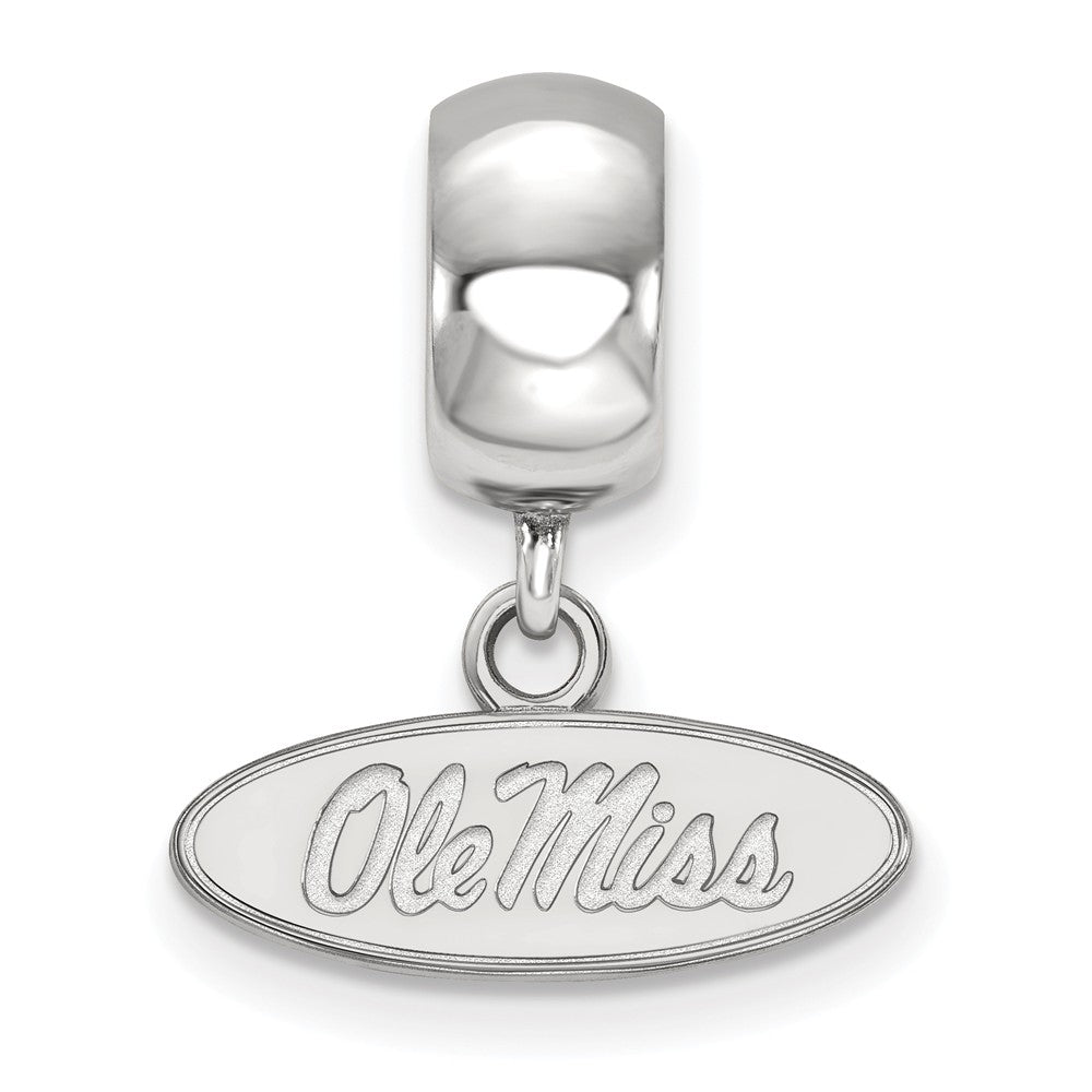 Sterling Silver Univ. of Mississippi XS 'Ole Miss' Dangle Bead