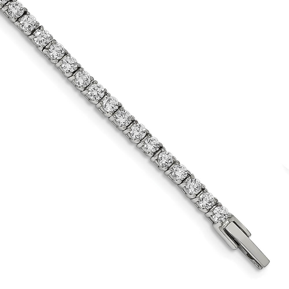 Stainless steel cz tennis bracelet store