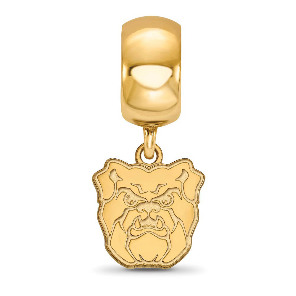 Alternate view of the 14K Yellow Gold Plated Sterling Silver Butler U. XS Dangle Bead Charm by The Black Bow Jewelry Co.