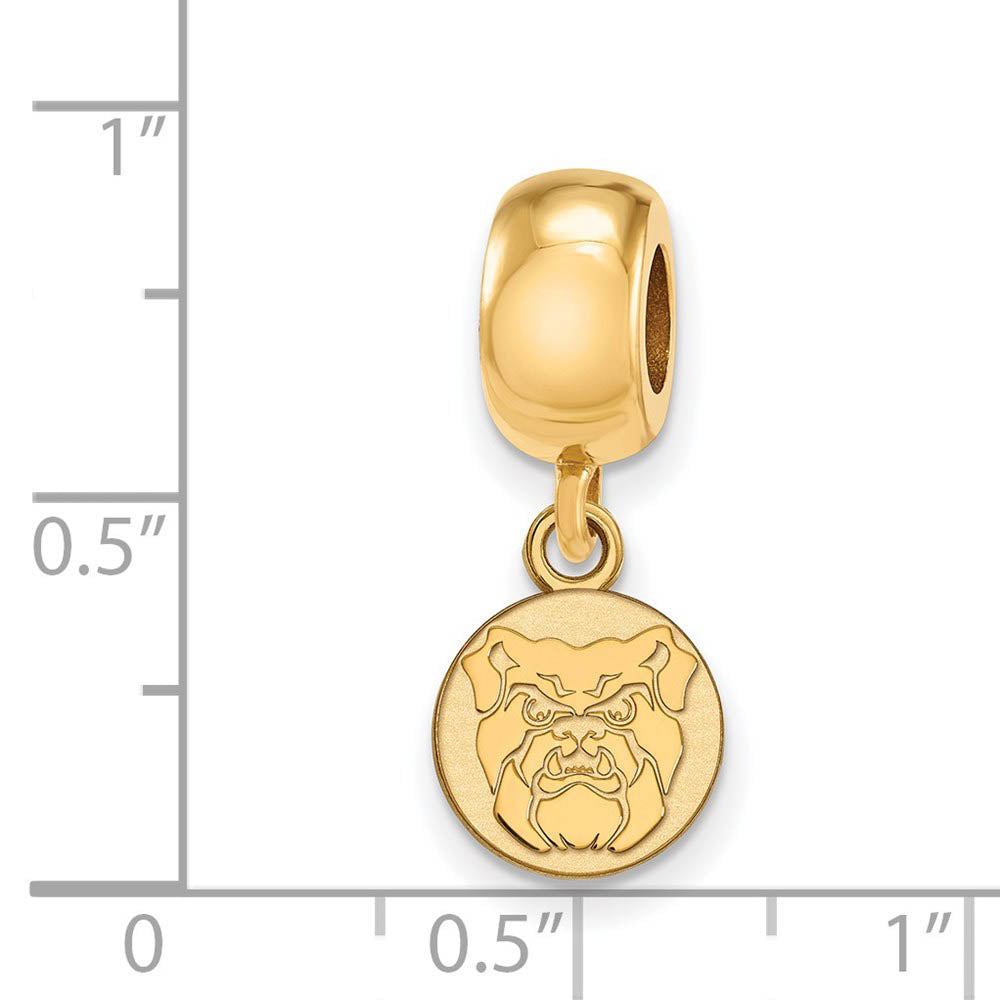 Alternate view of the 14K Yellow Gold Plated Sterling Silver Butler U. XS Dangle Bead Charm by The Black Bow Jewelry Co.