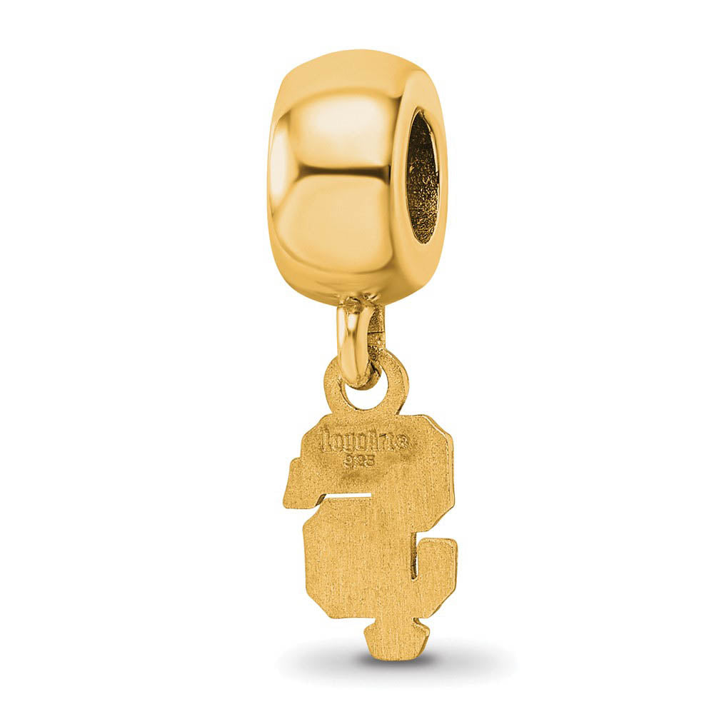 Alternate view of the 14KY Gold Plated Sterling Silver MLB San Fran. Giants XS Dangle Bead by The Black Bow Jewelry Co.