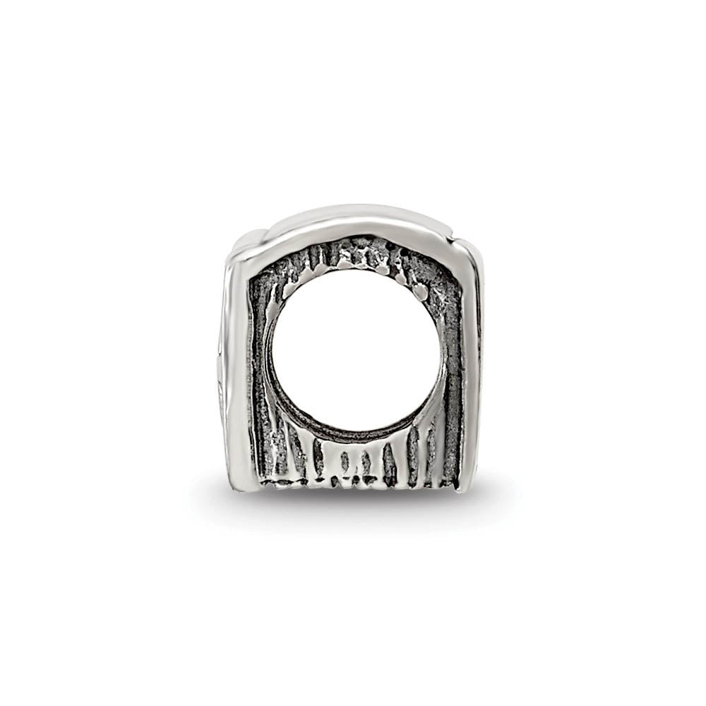 Alternate view of the Sterling Silver Bible Bead Charm by The Black Bow Jewelry Co.