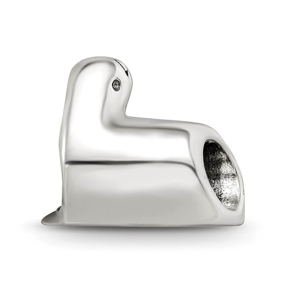 Alternate view of the Sterling Silver Sea Lion Bead Charm by The Black Bow Jewelry Co.