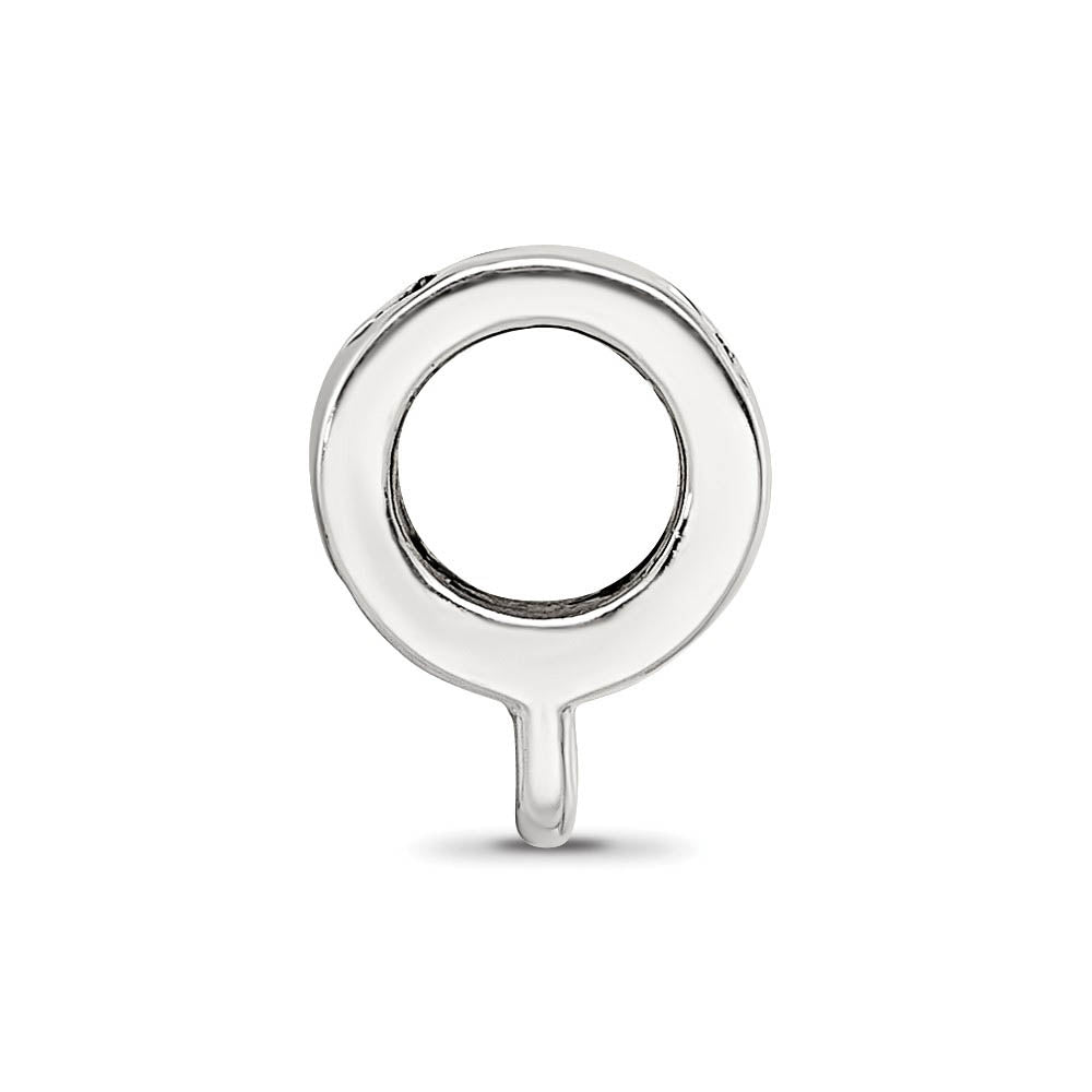 Alternate view of the Sterling Silver Star Bead Charm Holder for Clip-on Bead Charms by The Black Bow Jewelry Co.