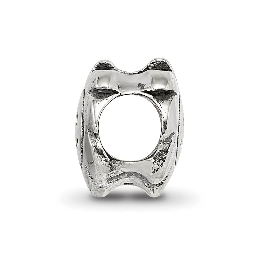 Alternate view of the Sterling Silver Happy Face Sun Bead Charm by The Black Bow Jewelry Co.