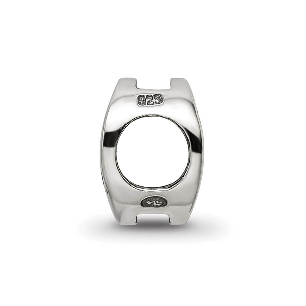 Alternate view of the Sterling Silver Celtic Trinity Bead Charm by The Black Bow Jewelry Co.