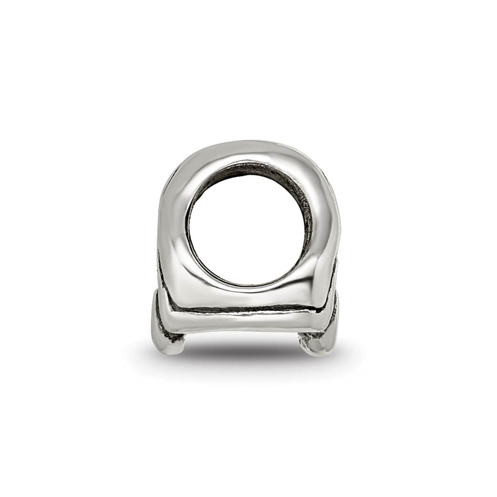 Alternate view of the Sterling Silver Family Car Bead Charm by The Black Bow Jewelry Co.